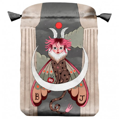 Tarot Card Bag - Lo Scarabeo Wicked Moon Satin 16x24 cm