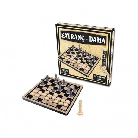 Game Set - Star Chess and Checkers 30x30 cm