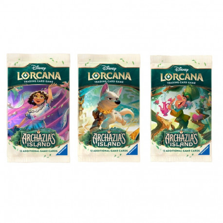 Trading Card Booster Pack - Disney Lorcana Archazia's Island Booster Pack 12 Cards English