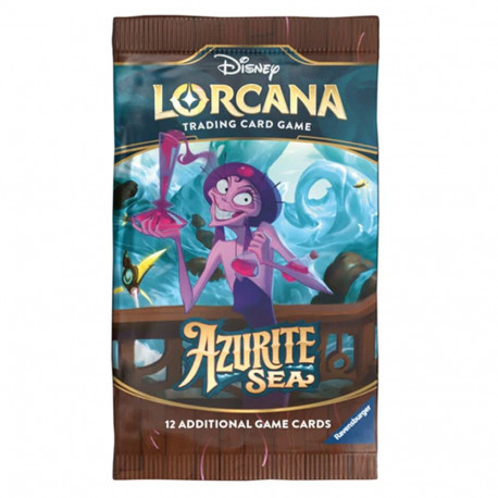 Trading Card - Disney Lorcana Azurite Sea Booster Pack 12 Cards English