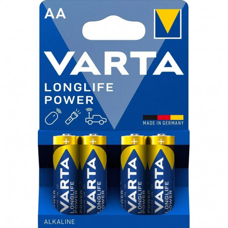 Battery - Varta Longlife Power AA LR6 1.5V Alkaline 4 Pack