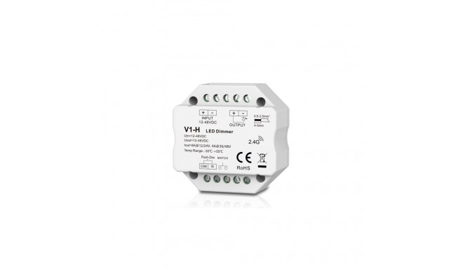 LED Controller - V1-H 12-48V 8A Push-Dimm