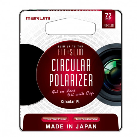 Filter - Marumi FIT+SLIM Polarizing 72mm Multi-Coated Eco-Friendly