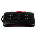 Memory Card Case - MITOYA Organizer for 12 SD & 12 microSD Cards Red
