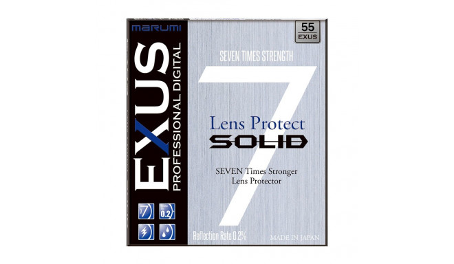Camera Filter - Marumi EXUS SOLID 55mm Tempered Glass Protection Filter