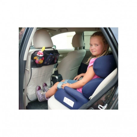 Car seat protector with pockets