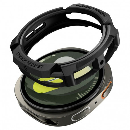Spigen Spigen Rugged Armor Case for Samsung Galaxy Watch 8 44mm - Matte Black