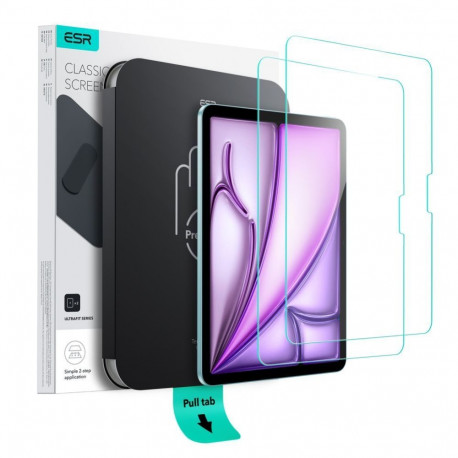 ESR ESR UltraFit Tempered Glass 2-pack for iPad Air 13" 1 / 2 (2024 / 2025)