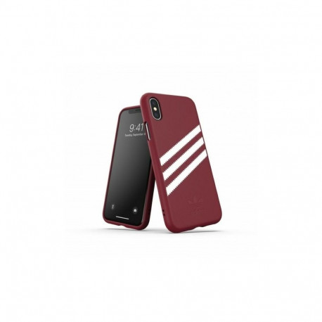 Adidas Adidas OR Molded PU Suede case for iPhone X / XS - burgundy