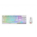 MSI KEYBOARD +MOUSE/VIGOR GK30 COMBO WHITE US