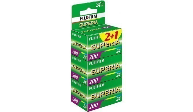 Fujicolor film Superia 200/24×3