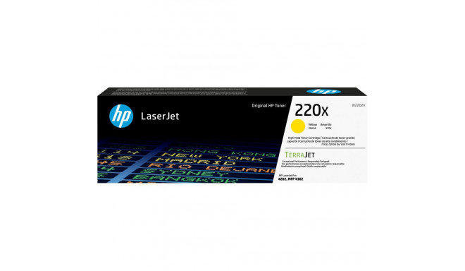 HP Toner 220X W2202X kollane kuni 5 500 lehte
