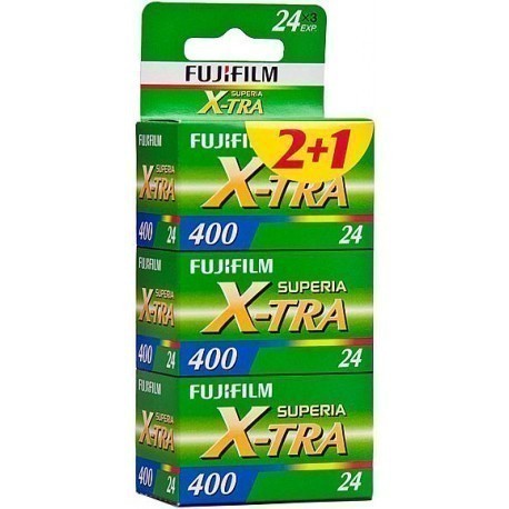 Fujicolor film Superia X-TRA 400/24×3