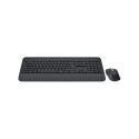 Logitech Signature MK650 Combo for Business klaviatuur + hiir, juhtmevaba, US INT (Qwerty), grafiit