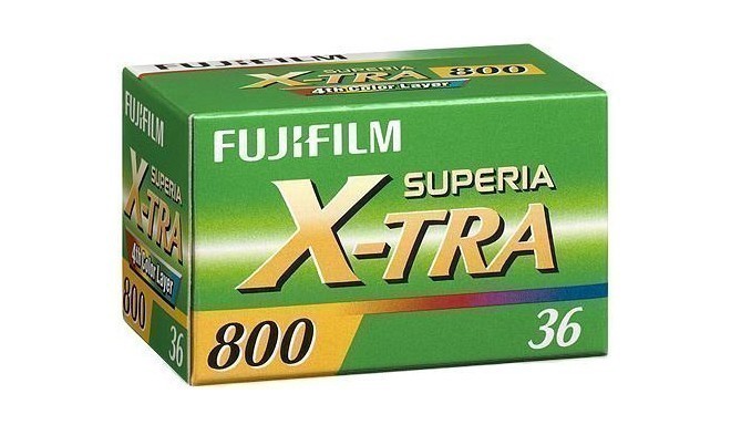 Fujicolor filmiņa Superia X-TRA 800/36