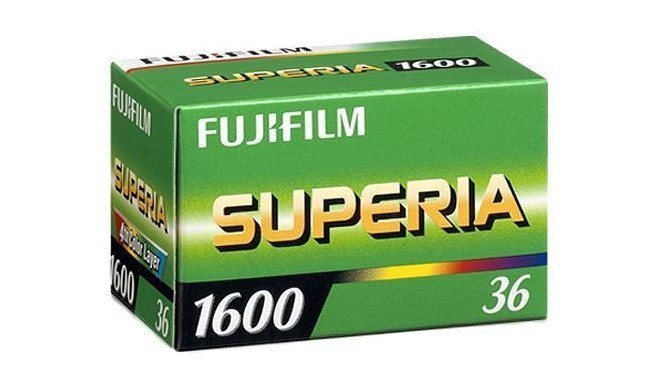 Fujicolor film Superia 1600/36