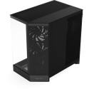 NZXT H9 Flow, tower case black (matte), tempered glass x 2