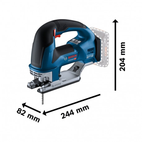 Bosch Cordless Jigsaw GST 18V-155 BC Professional solo, 18V (blue/black, without battery and charger