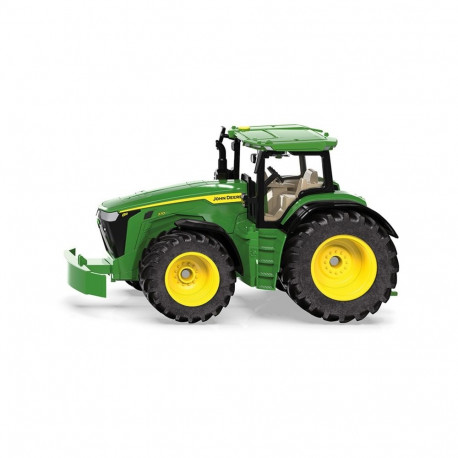 John Deere traktor 8R 370, roheline/kollane
