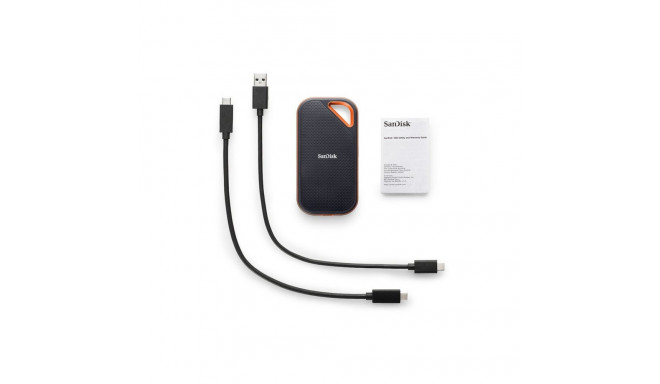 Extreme PRO Portable SSD V2 2 TB, Externe SSD (schwarz/orange, USB-C 3.2 Gen 2x2 (20 Gbit/s))