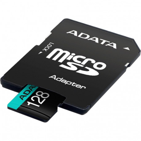 ADATA Premier Pro 128 GB microSDXC, memory card(Class 10, UHS-I U3, V30, A2)