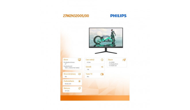 Display 27M2N3200S 27-inch IPS 180Hz HDMIx2 DP