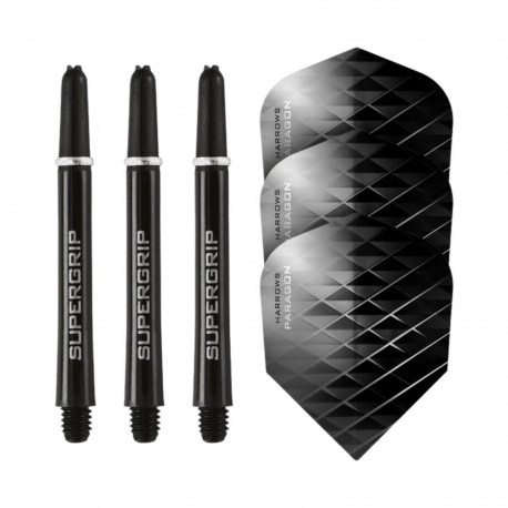 Harrows sulestikud ja sääred Paragon kaksikpakk 3 Flights+3 Shafts