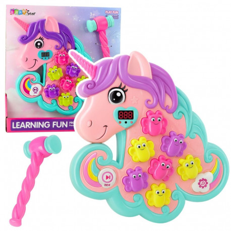 osavusmäng whac a mole ükssarvik värvilised tuled helid