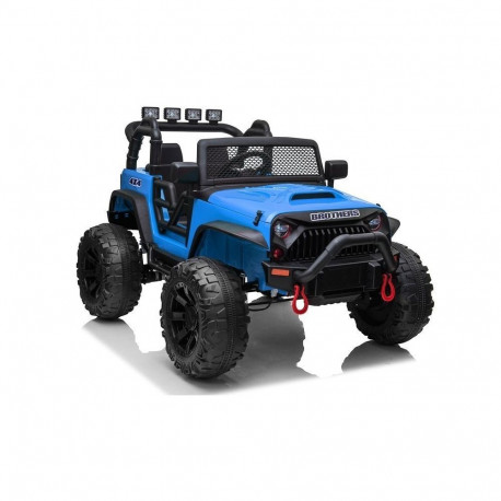 Jeep laste elektriauto JC666 LED MP3 puldiga, lakitud sinine