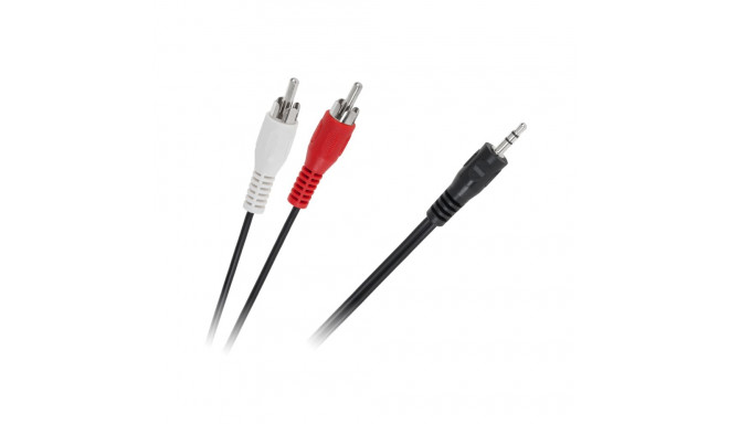 Kabel JACK 3,5–2 x RCA 5 m kaabel