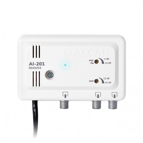 laiatarbe antennivõimendi 2 sisendiga AI-201 ALCAD