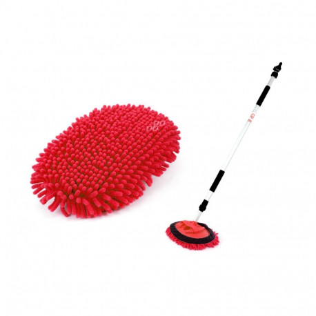 Teleskoopiline mikrofiber voolav autopesuhari 98-168 cm amio-02397