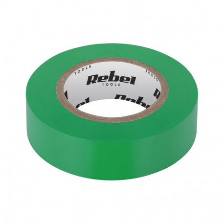 REBEL isoleerteip roheline (0,13 mm x 19 mm x 20 yd) (10 tk.)