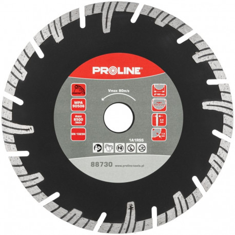 Tarcza diamentowa turbo-t (beton) 180*22.2 proline