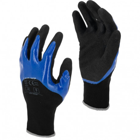 must-sinised nitriilkindad l221009p, kaart, "9", ce, lahti