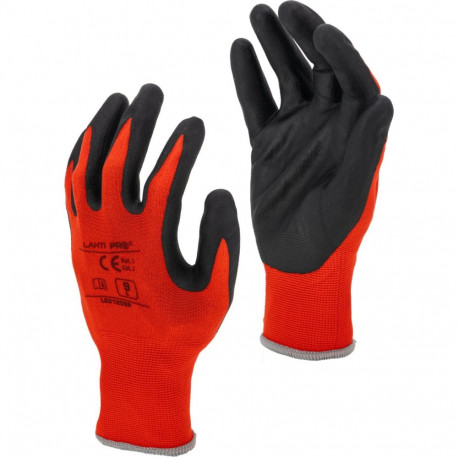 nitrillkindaid punane-must l221208p, kaart, "8", ce, lahti