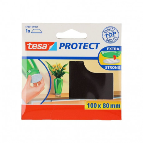 Podkładka filcowa 100mm:80mm, brązowa, 1szt.