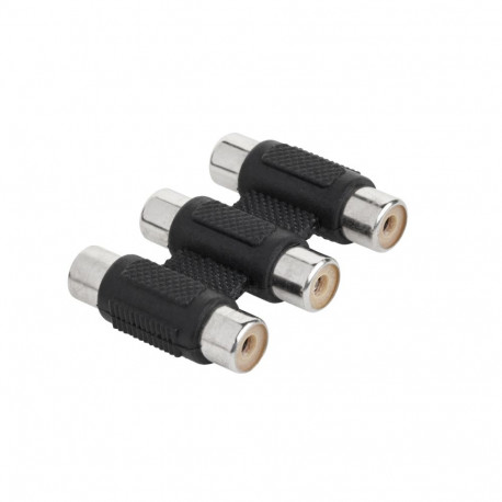 Złącze 3 RCA gn - 3 RCA gn (10 tk.)