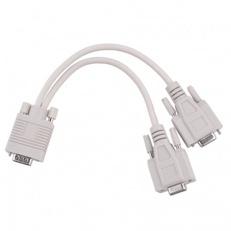 Adapter VGA (15pin isane) -2x (15pin emane)