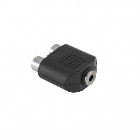 adapter GN.JACK 3.5-2xGN.RCA 25tk.