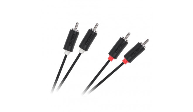 Kabel 2RCA-2RCA 3m Cabletech standard kaabel
