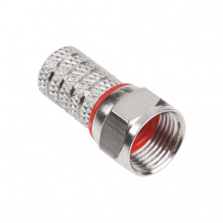 SAT F HQ+ tihendiga CU RG59 5,8 mm pistik (50 tk.)