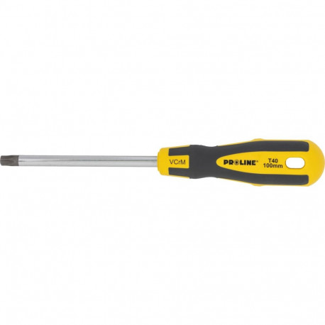 Wkrętak torx z otworem t40*100mm prof. 'soft touch' proline