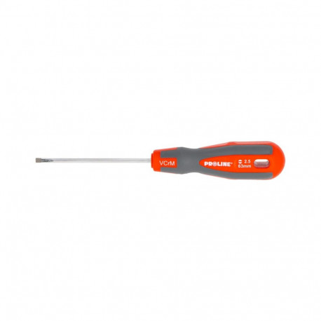 Wkrętak płaski 100*3,2mm profesj, "soft touch" zawieszka