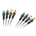 Kabel 4RCA-4RCA 3 m Cabletech ökonoomne