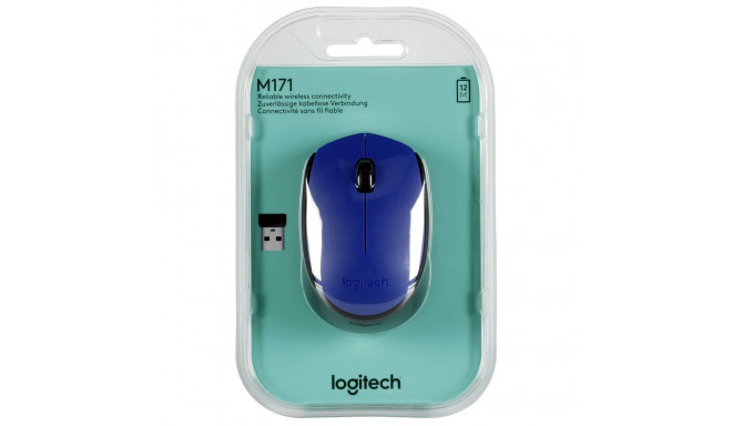 Logitech M171 Wireless Mouse blue