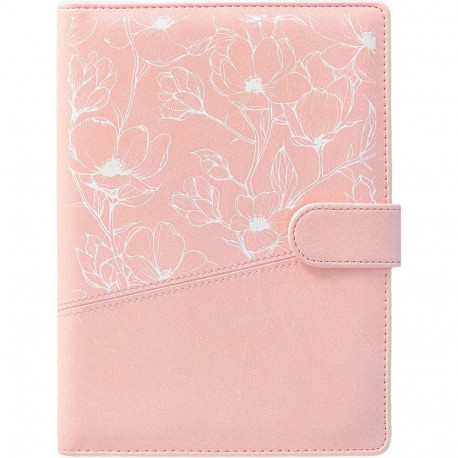 Boss A5 Nädal, horisontaal, heleroosa, spiraalköide, Fashion kaantega 2026a.