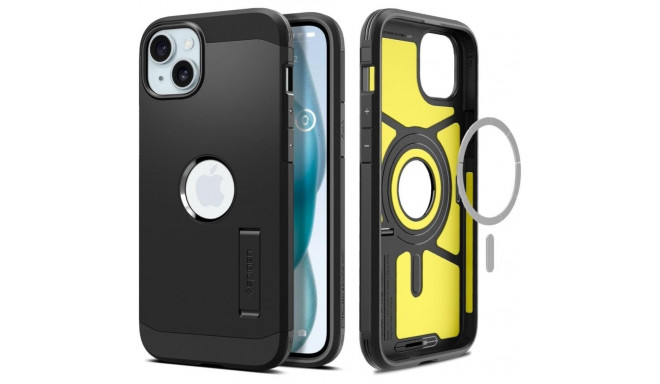 Spigen Spigen Tough Armor MagSafe case for iPhone 15 - black