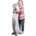 Milla & Mans plush toy Cat 110cm, grey