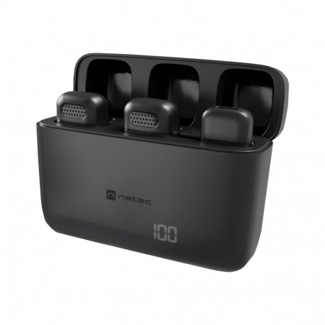 Natec | Microphone | NMI-2253 | Hopper | Black | Noise reduction